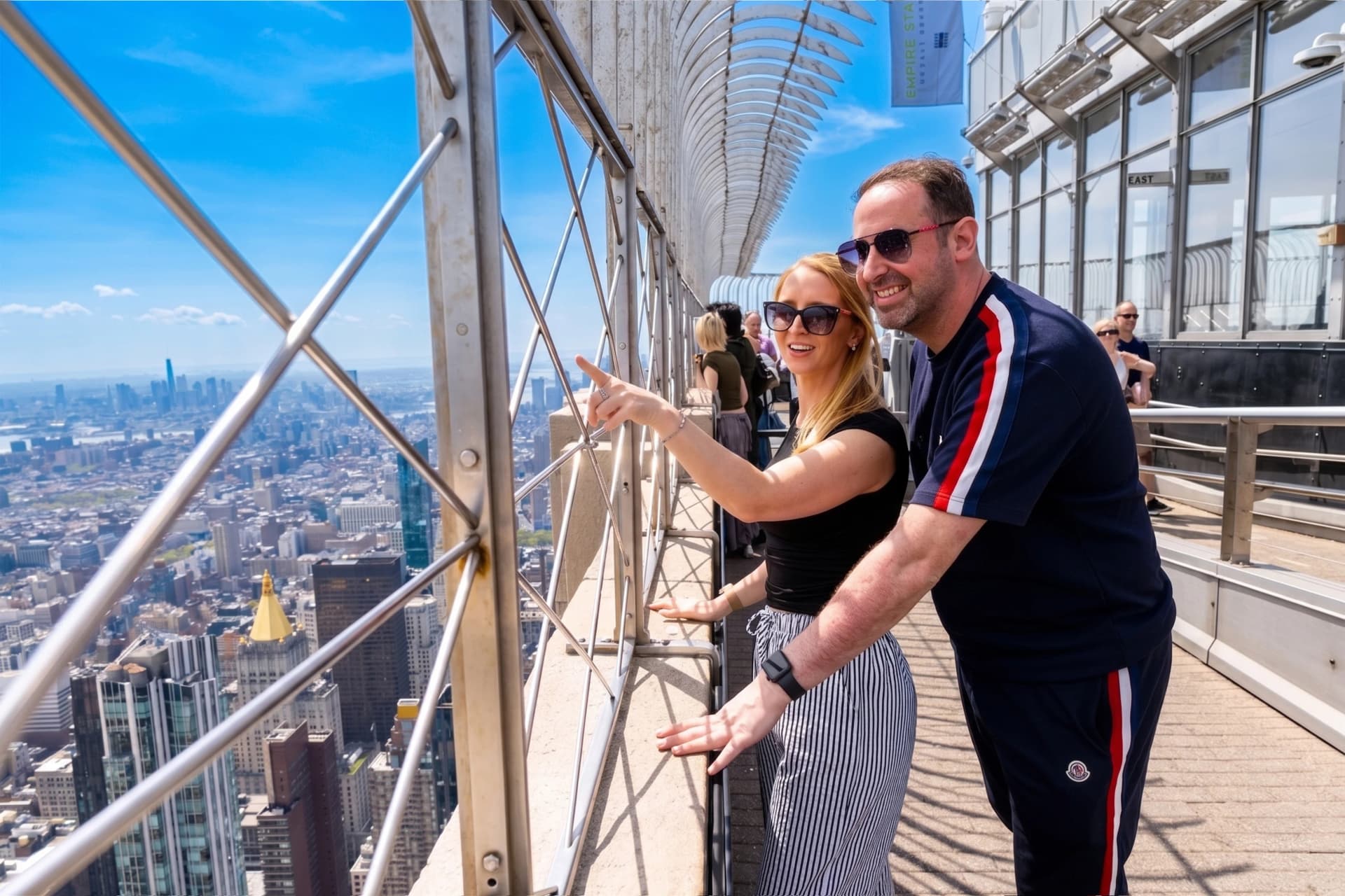 People on the 86th Floor Observation Deck