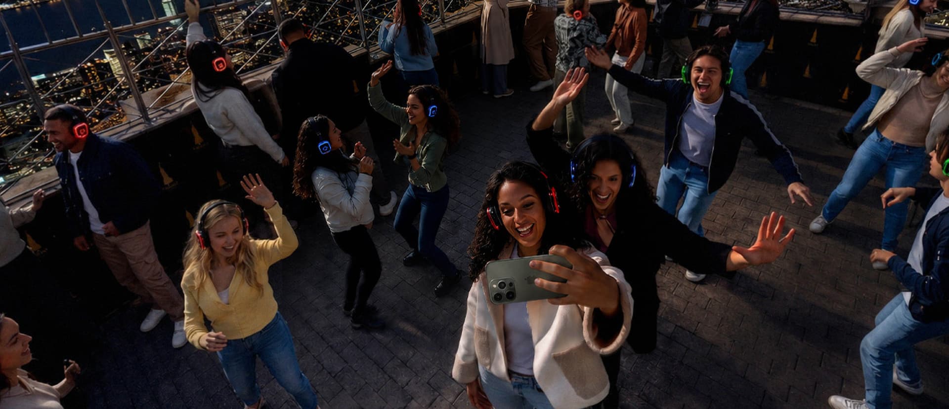 Silent Disco at the Empire State Building Observation Deck