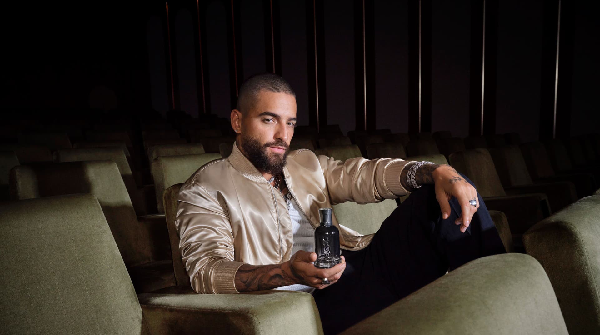 Maluma performs at the Empire State Building