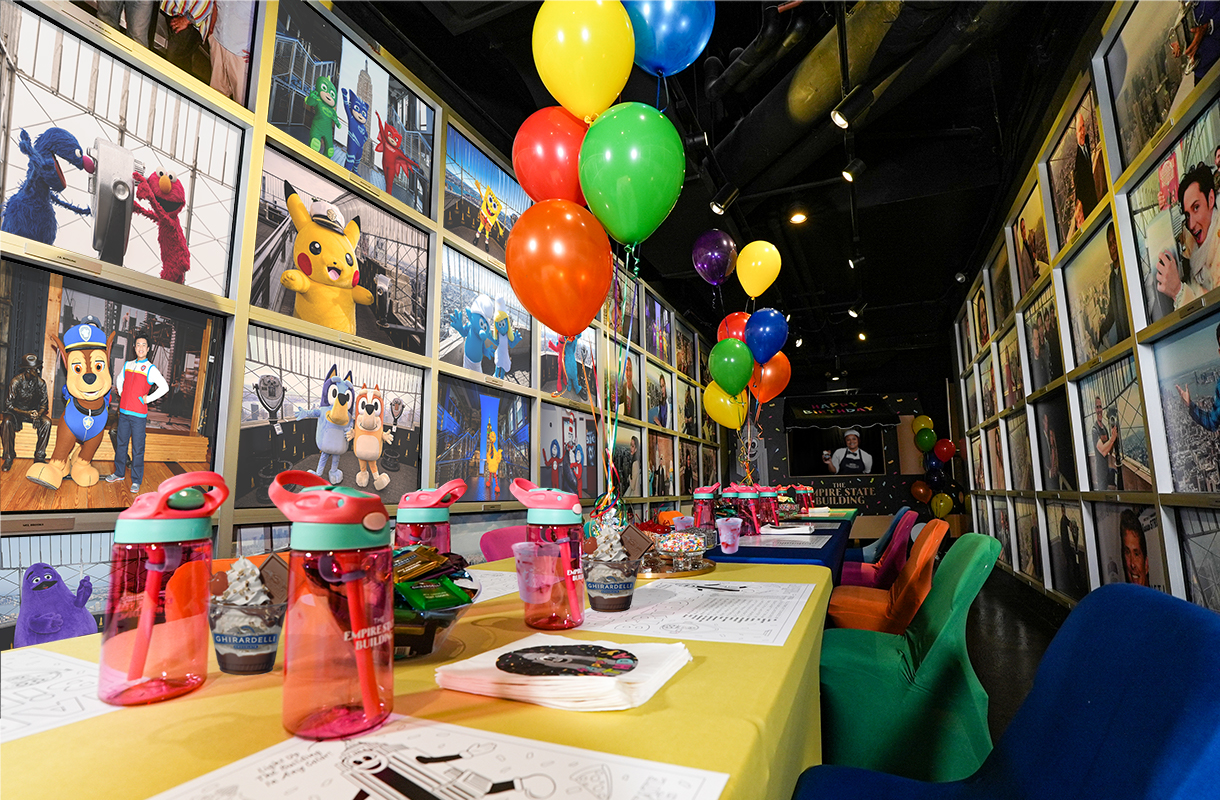 Birthday parties at the empire state building