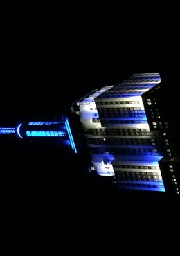 Tomorrow Blue and White Pinstripes color