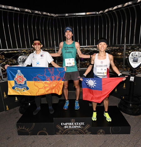 The men's elite heat winners