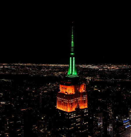 ESB in orange and green