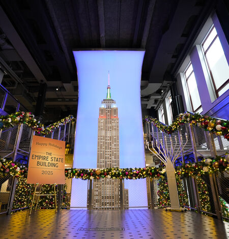 Decorations at the Grand Staircase