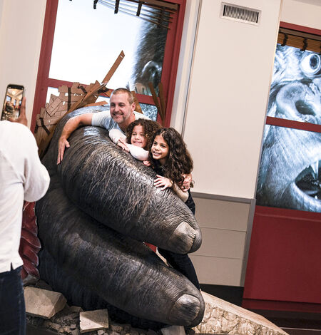 kong exhibit at the empire state building observatory