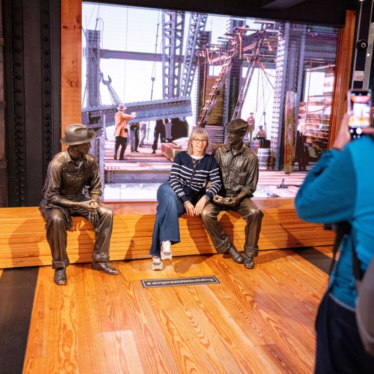 construction exhibit at the empire state building observatory